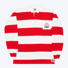 Load image into Gallery viewer, Japanese Flower Hooped Rugby Shirt