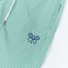 Load image into Gallery viewer, RELAXED STRIPED TROUSERS - TENNIS GREEN