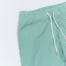 Load image into Gallery viewer, RELAXED STRIPED TROUSERS - TENNIS GREEN