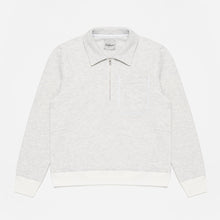 Load image into Gallery viewer, QUARTER ZIP SWEATSHIRT - HEATHER GREY