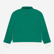Load image into Gallery viewer, QUARTER ZIP SWEATSHIRT - TENNIS GREEN