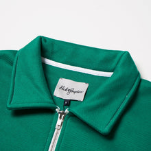 Load image into Gallery viewer, QUARTER ZIP SWEATSHIRT - TENNIS GREEN