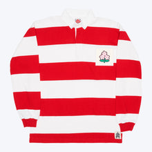 Load image into Gallery viewer, Japanese Flower Hooped Rugby Shirt
