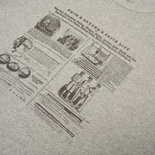 Load image into Gallery viewer, Newspaper Tee - Grey
